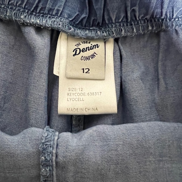 DENIM CO - Size 12 - Denim Shorts - Detailed Side Ties - Picture 6 of 8